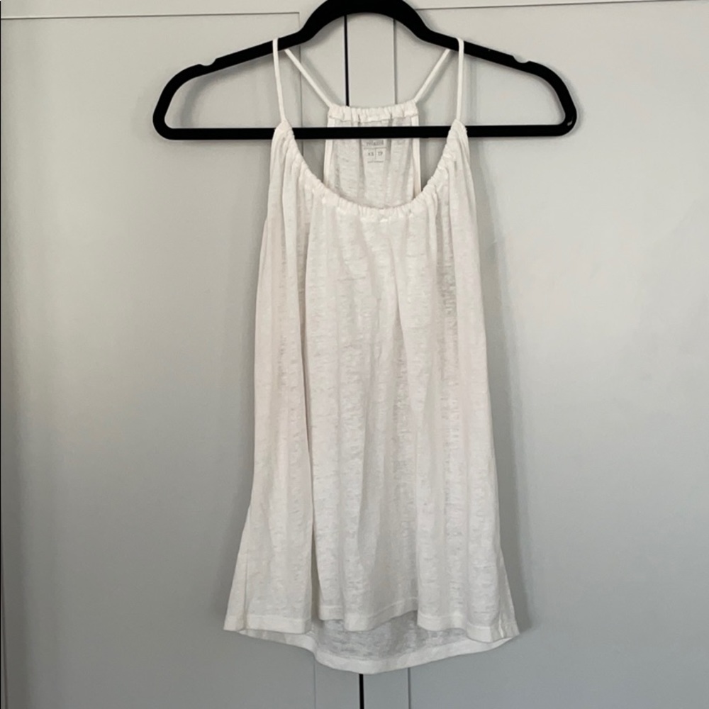 White tank top